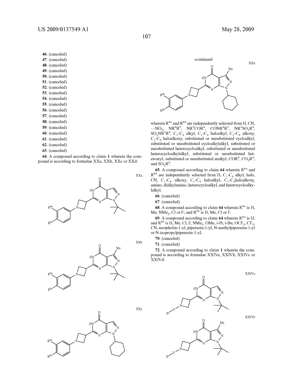 Novel compounds useful for the treatment of degenerative & inflamatory diseases - diagram, schematic, and image 109