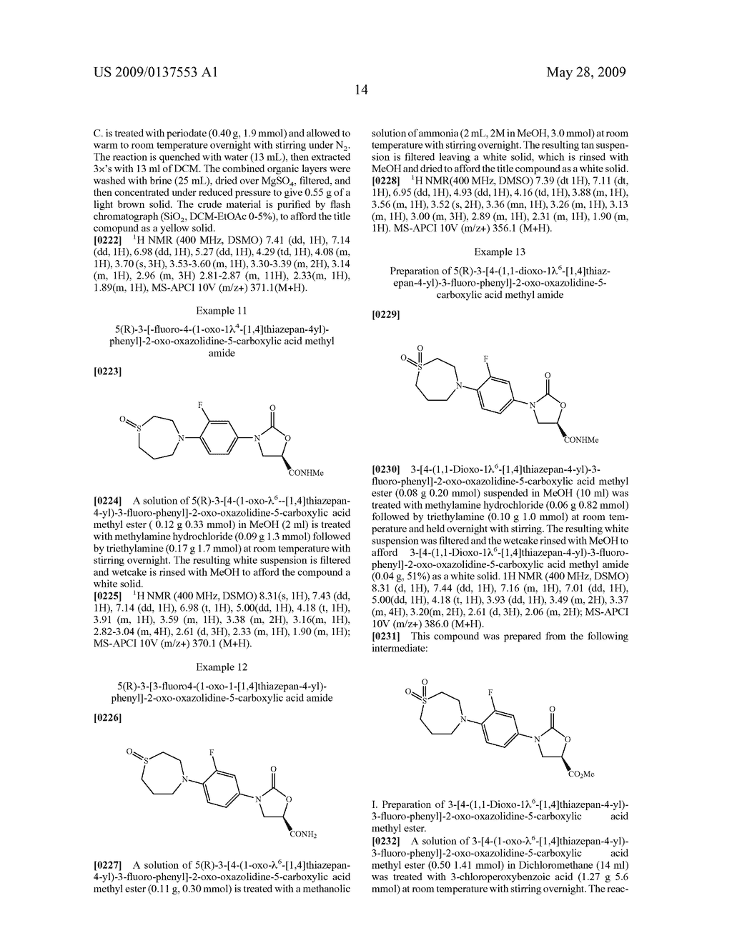 Thiazepine Oxazolidinones as Antibacterial Agents - diagram, schematic, and image 15
