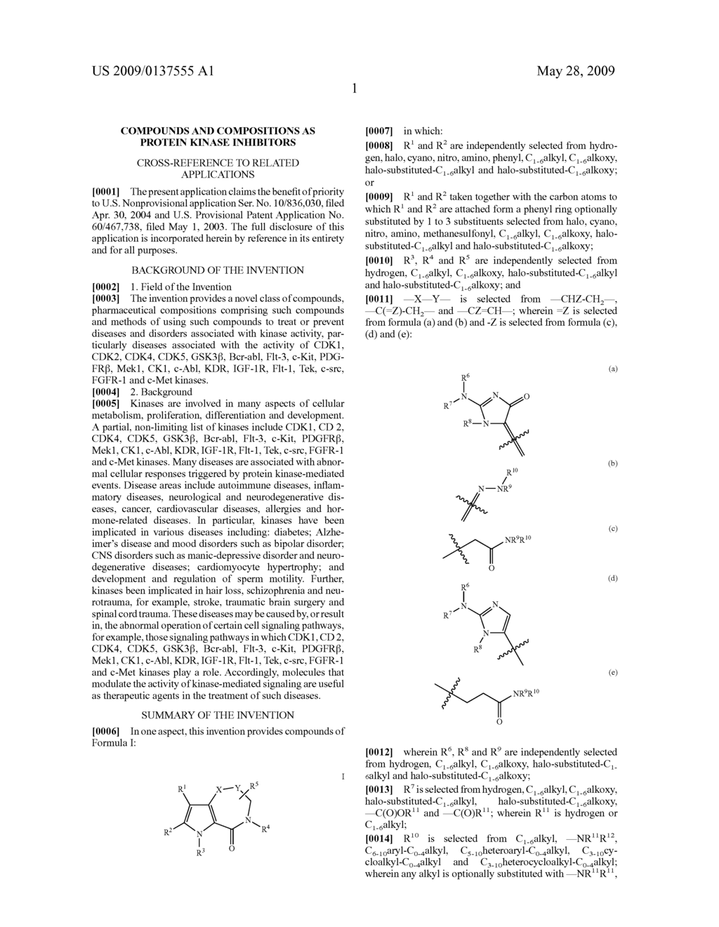 Compounds and Compositions as Protein Kinase Inhibitors - diagram, schematic, and image 02