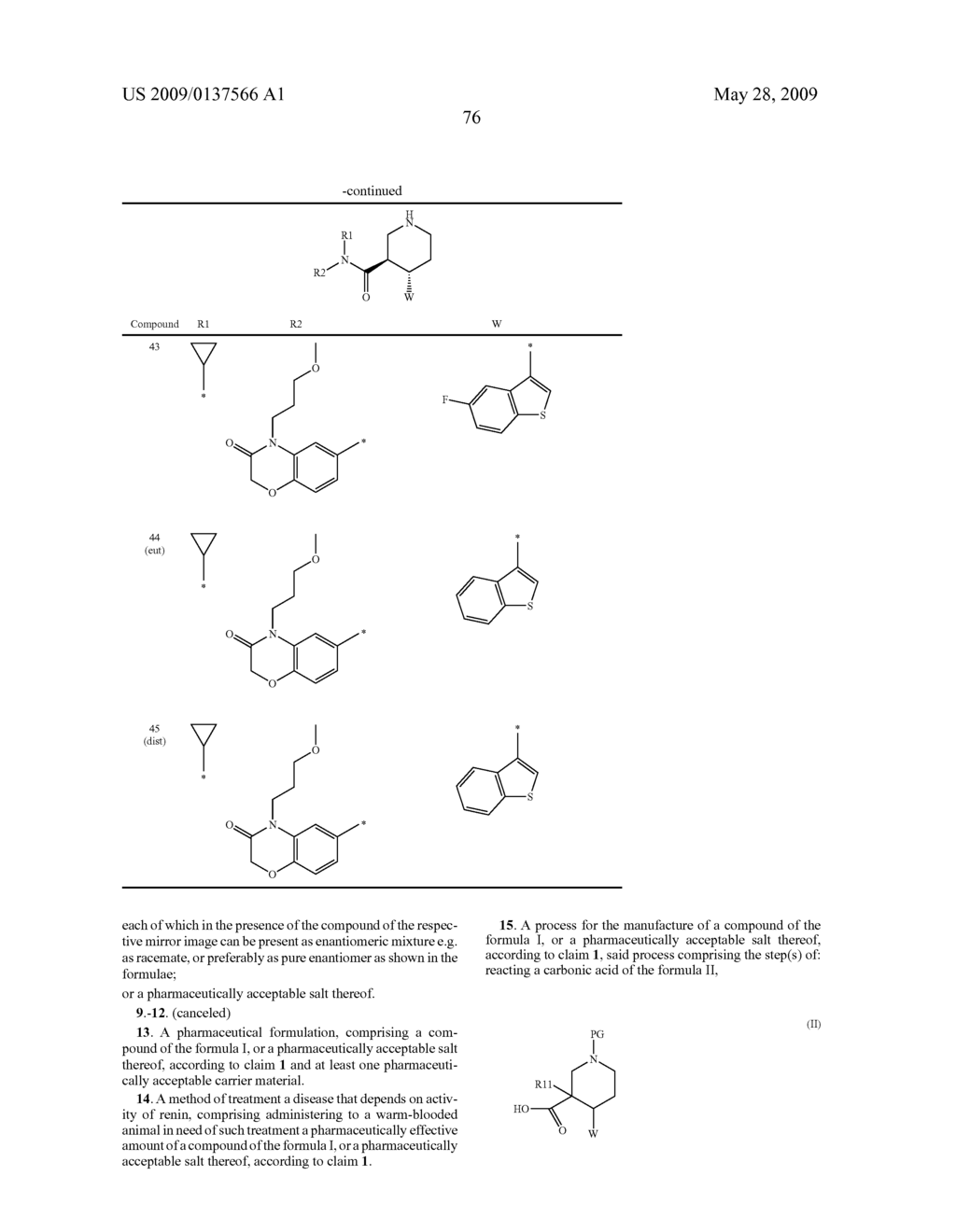 Substituted Piperdines as Renin Inhibitors - diagram, schematic, and image 77