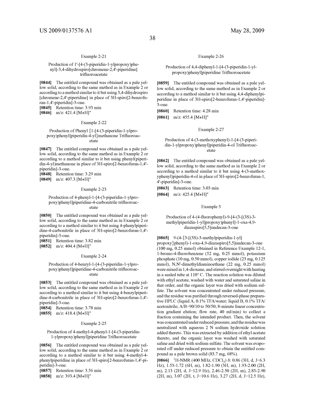 Novel Piperidine Derivative - diagram, schematic, and image 39