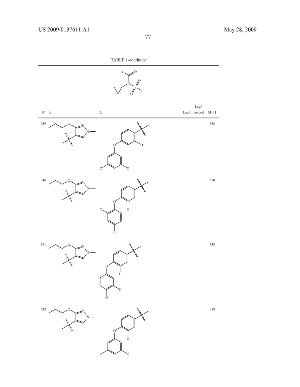 Fungicide N-Cyclopropyl-Sulfonylamide Derivatives - diagram, schematic, and image 78