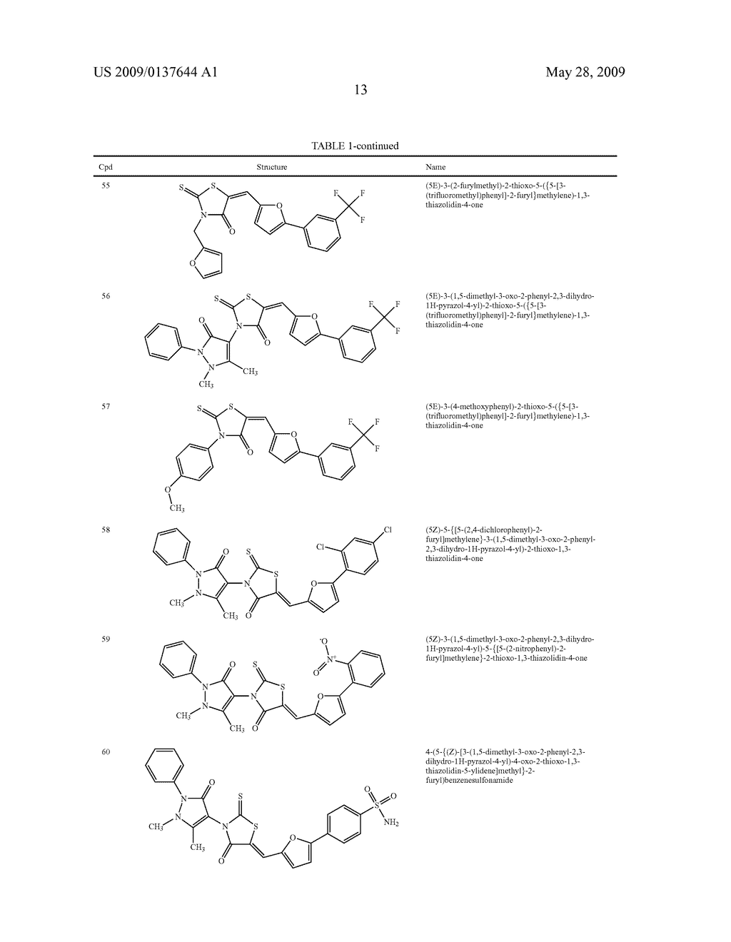 RHODANINE COMPOSITIONS FOR USE AS ANTIVIRAL AGENTS - diagram, schematic, and image 14