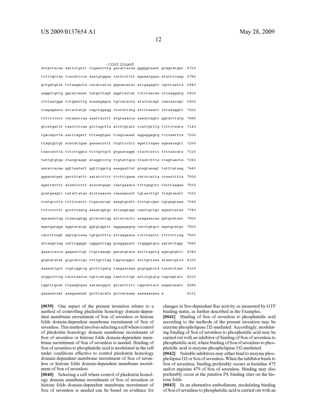 METHODS OF MODULATING BINDING OF SON OF SEVENLESS TO PHOSPHATIDIC ACID AND IDENTIFYING COMPOUNDS THAT MODULATE SUCH BINDING - diagram, schematic, and image 36