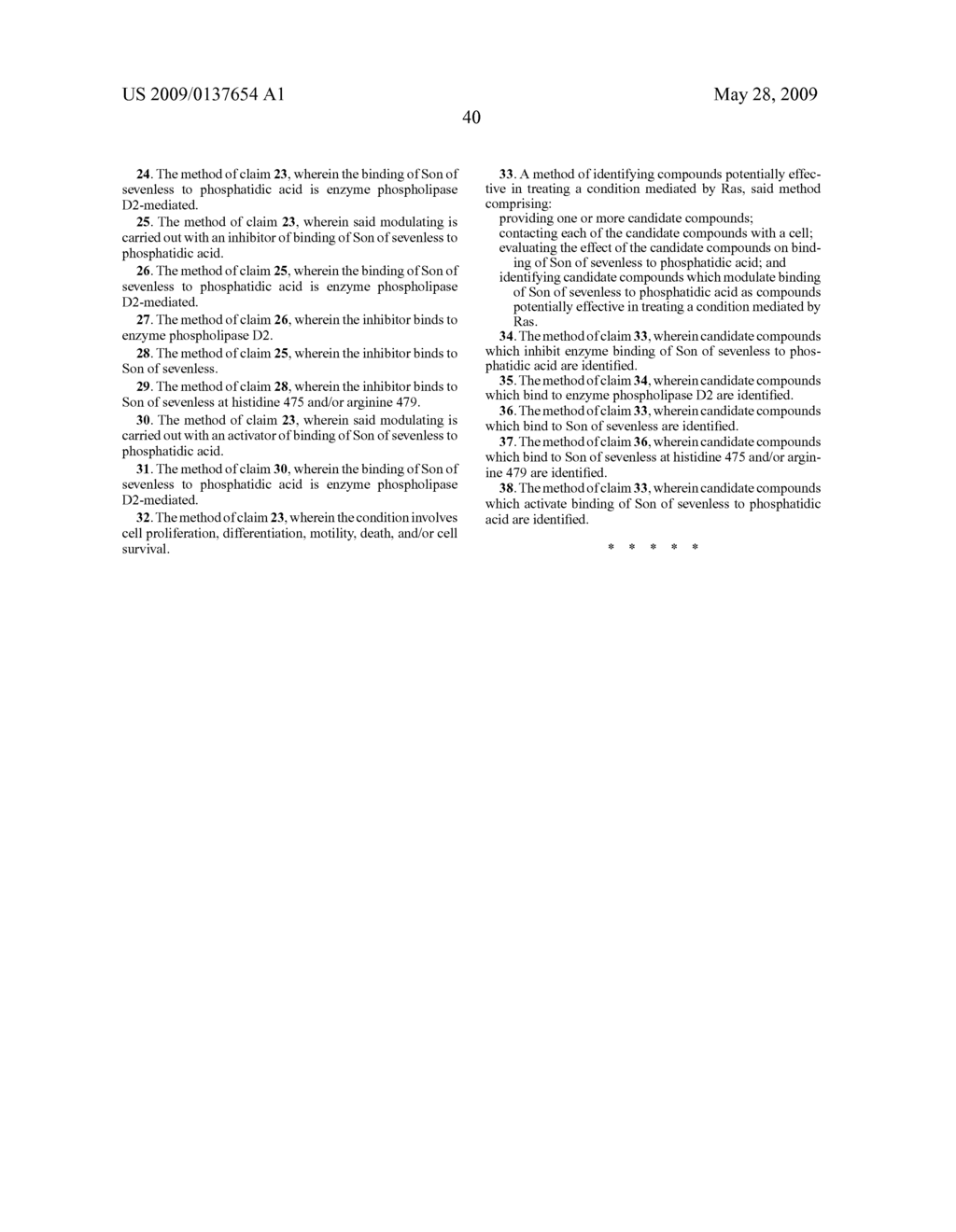 METHODS OF MODULATING BINDING OF SON OF SEVENLESS TO PHOSPHATIDIC ACID AND IDENTIFYING COMPOUNDS THAT MODULATE SUCH BINDING - diagram, schematic, and image 64