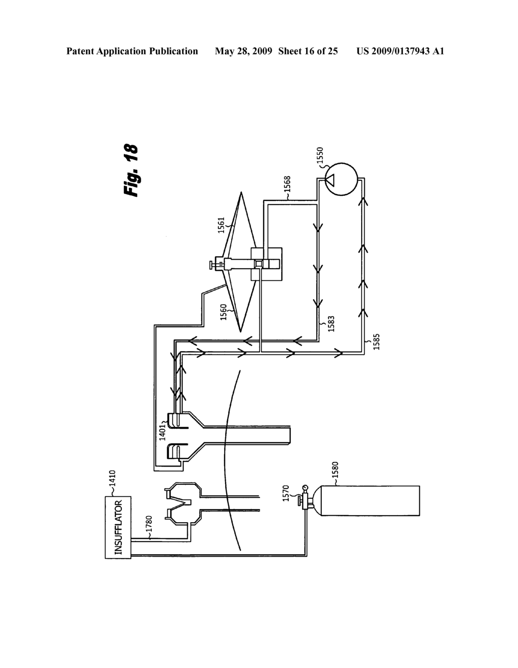 SYSTEM FOR SURGICAL INSUFFLATION AND GAS RECIRCULATION - diagram, schematic, and image 17