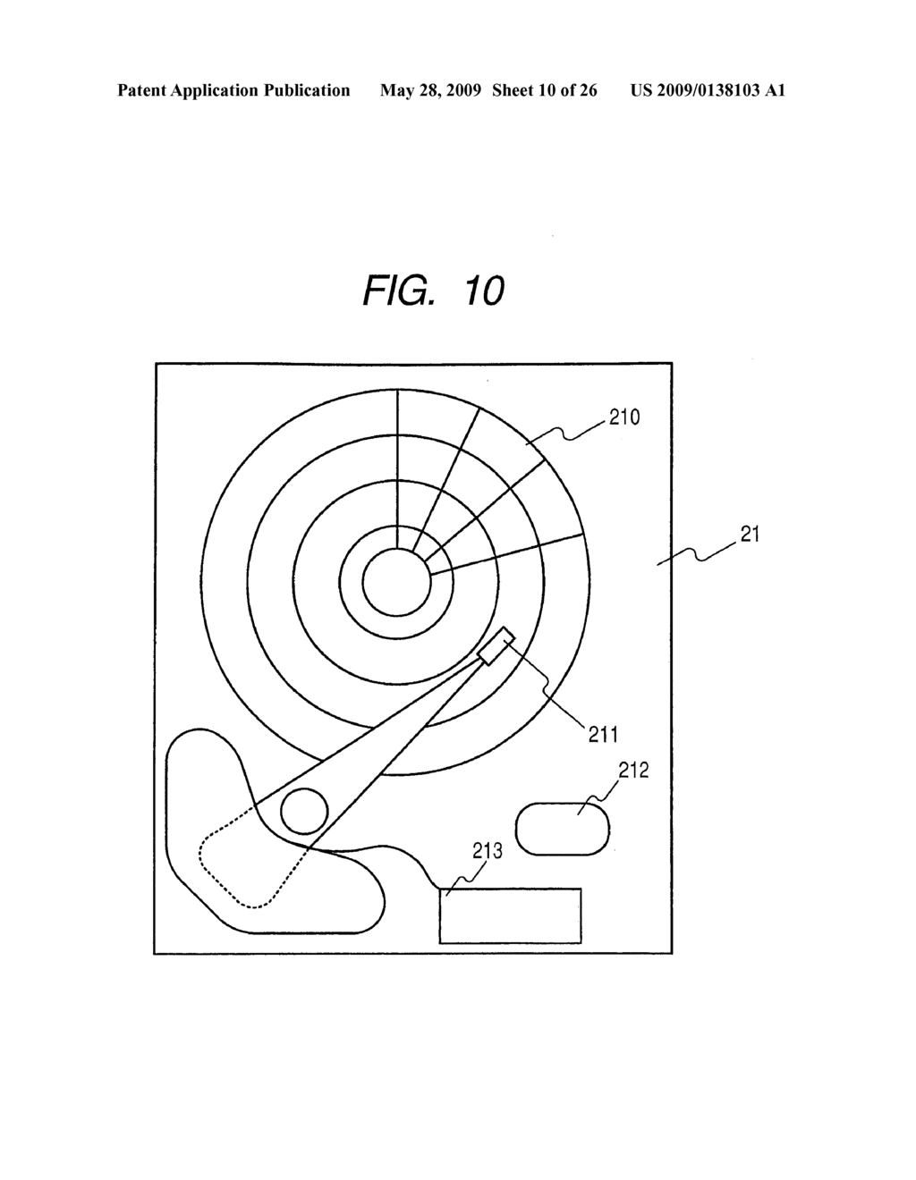 ELECTRONIC APPARATUS AND DISK PROTECTION METHOD - diagram, schematic, and image 11