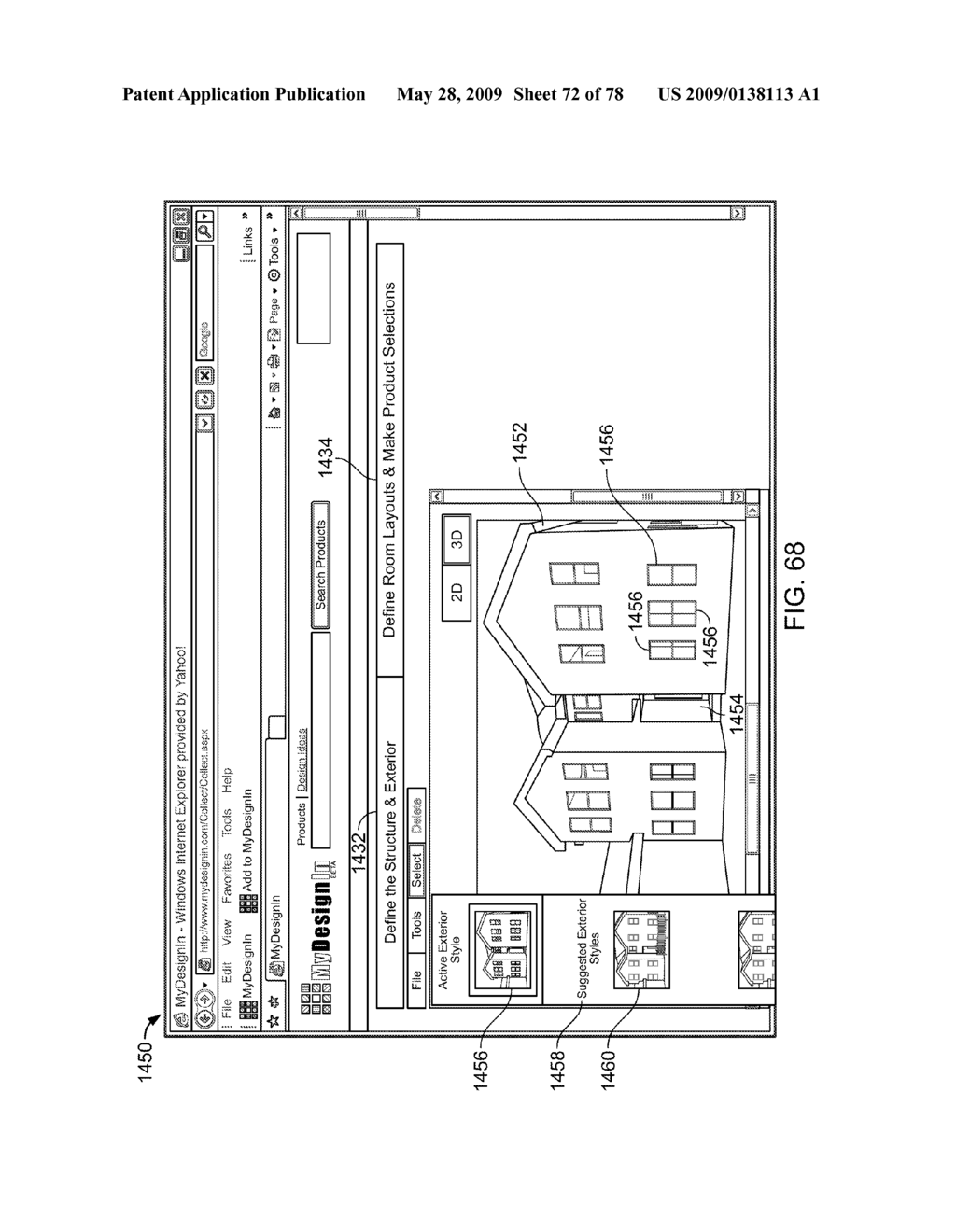 SYSTEMS, METHODS, AND COMPUTER PROGRAM PRODUCTS FOR HOME AND LANDSCAPE DESIGN - diagram, schematic, and image 73