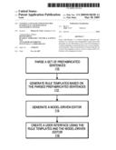 Natural language enhanced user interface in a business rule management system diagram and image