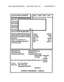 Application of printed and graphic media onto a payment check stub & method of use thereof diagram and image