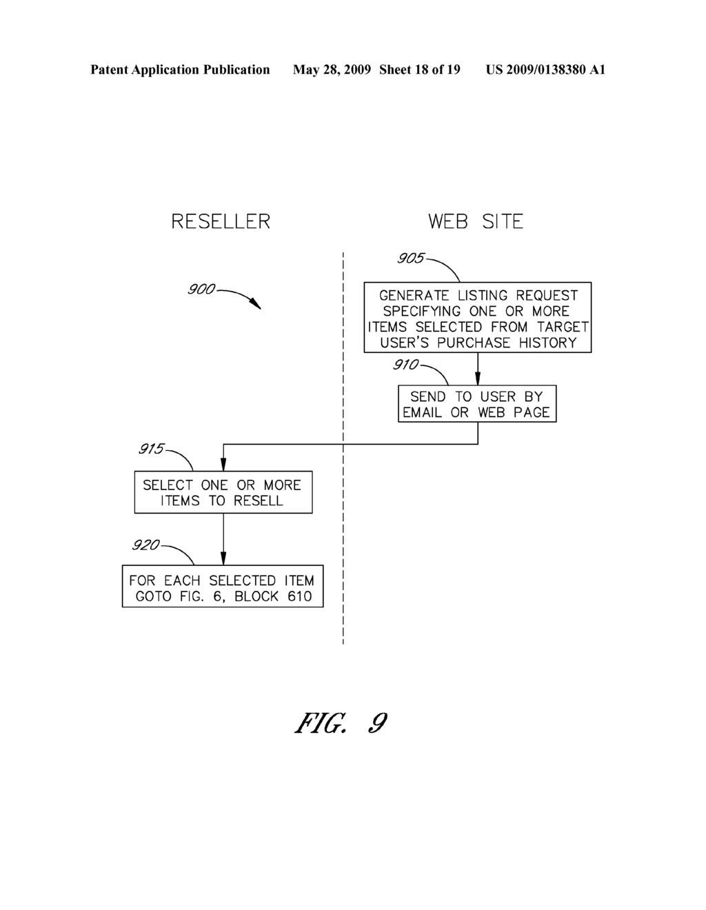 MARKETPLACE SYSTEM THAT SUPPORTS USER-TO-USER SALES VIA A DEFINITIVE PRODUCT CATALOG - diagram, schematic, and image 19