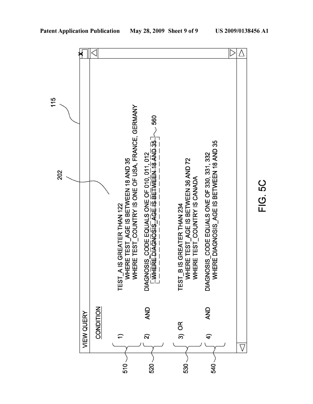 DISABLING SUBSETS OF QUERY CONDITIONS IN AN ABSTRACT QUERY ENVIRONMENT - diagram, schematic, and image 10