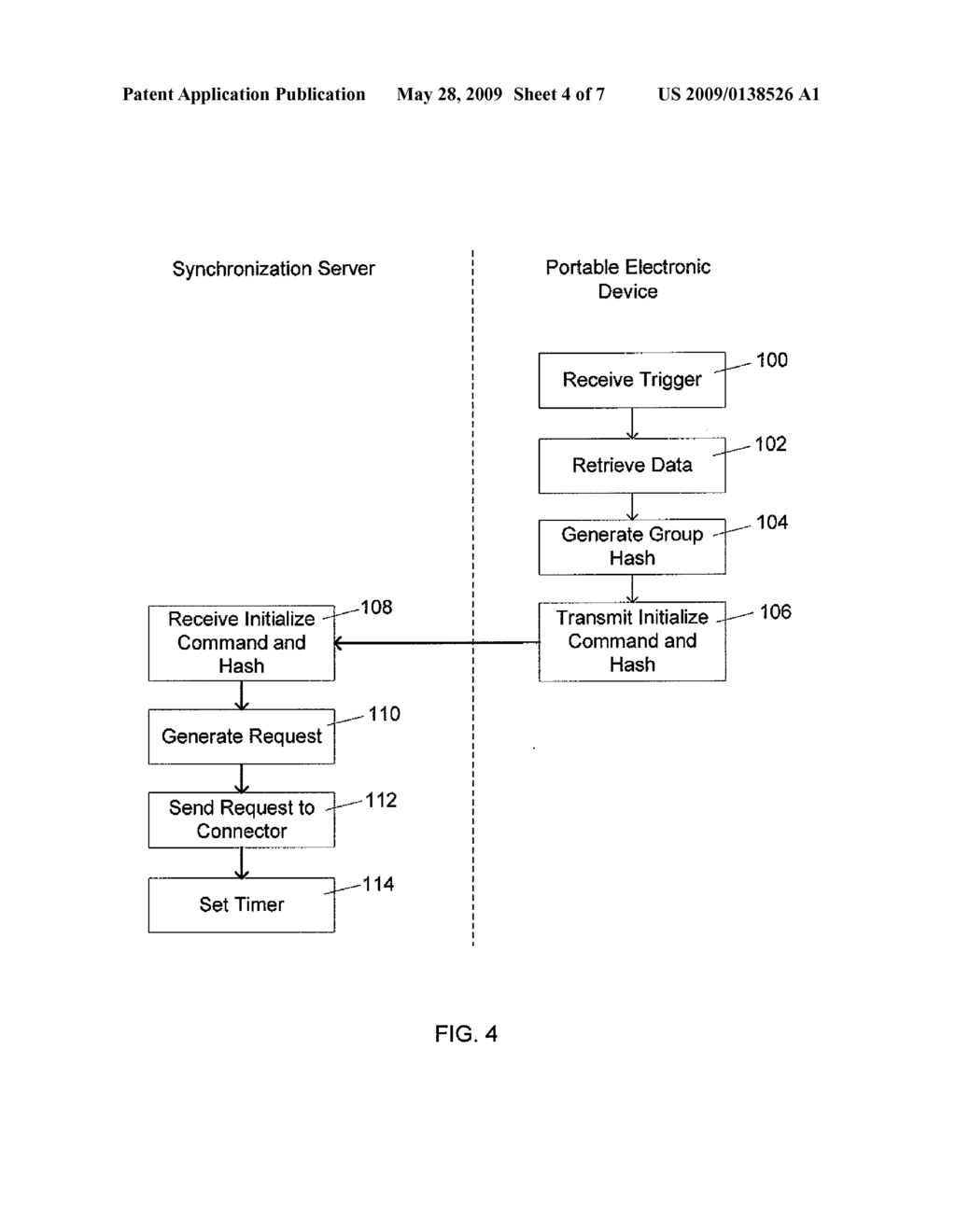 METHOD AND APPARATUS FOR SYNCHRONIZING OF DATABASES - diagram, schematic, and image 05