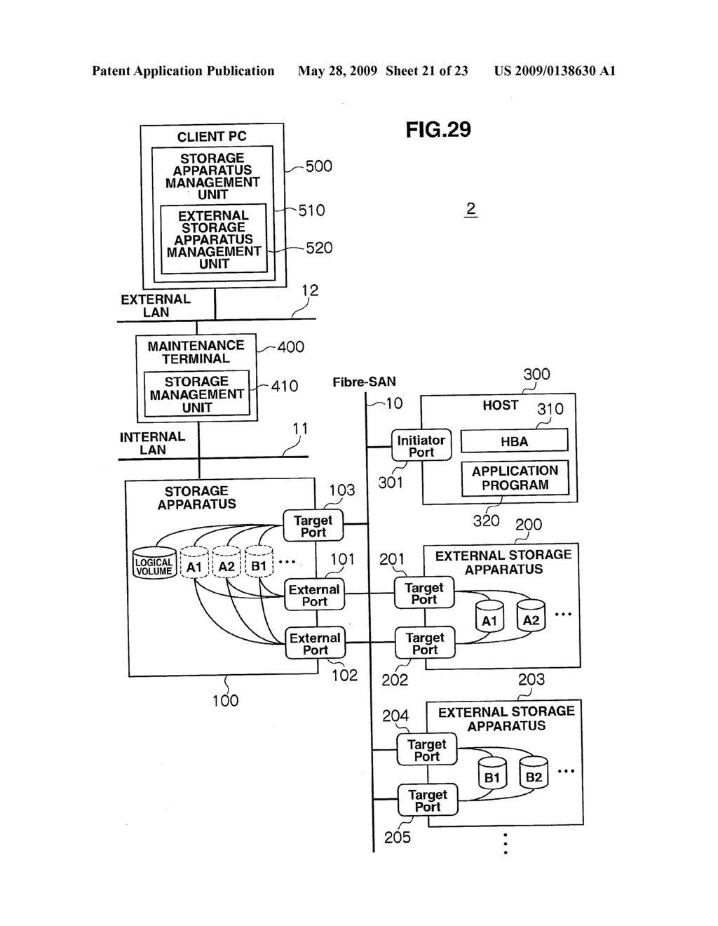 STORAGE SYSTEM AND EXTERNAL VOLUME CONNECTION PATH SEARCHING METHOD FOR STORAGE SYSTEM - diagram, schematic, and image 22