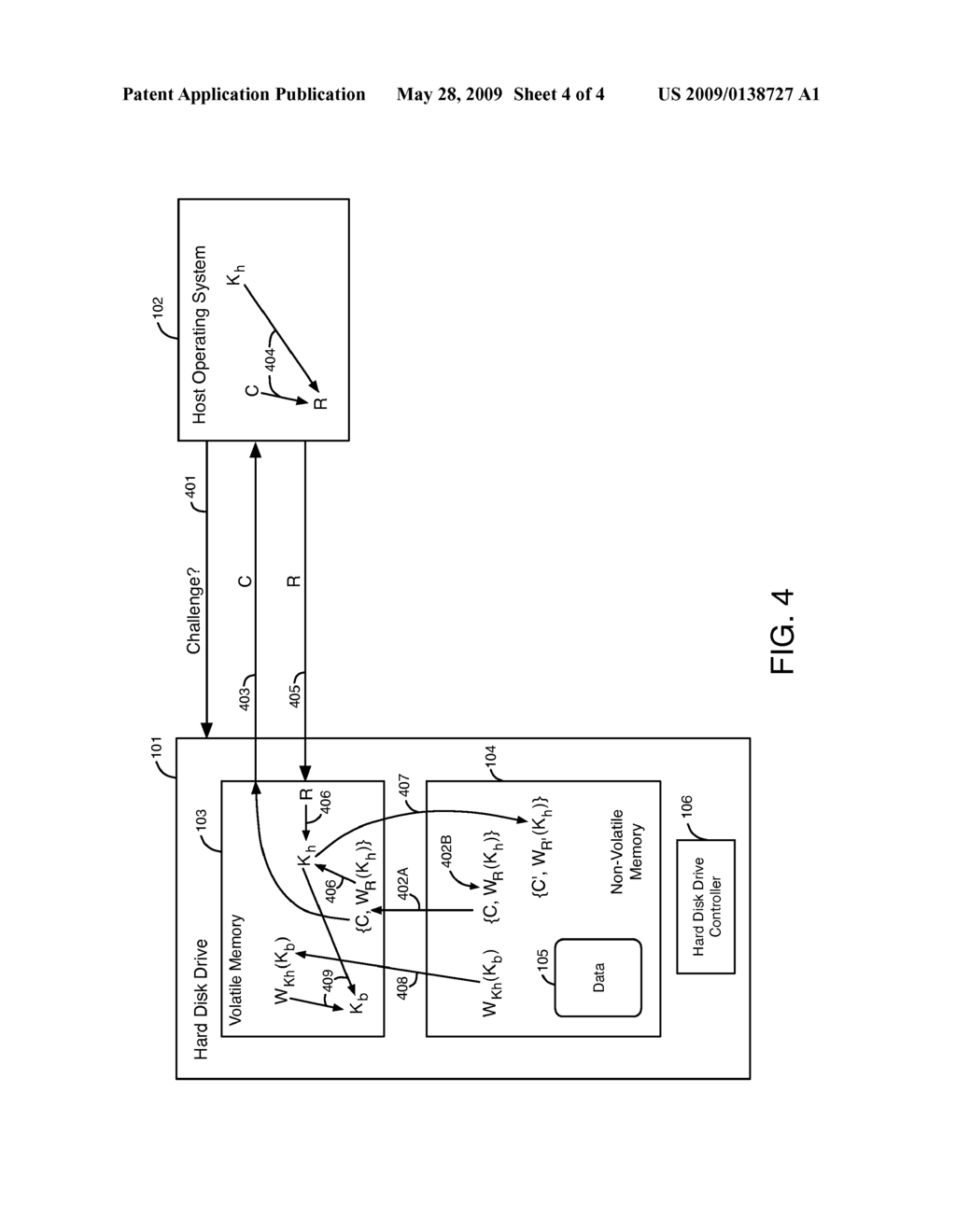 Challenge And Response Access Control Providing Data Security In Data Storage Devices - diagram, schematic, and image 05