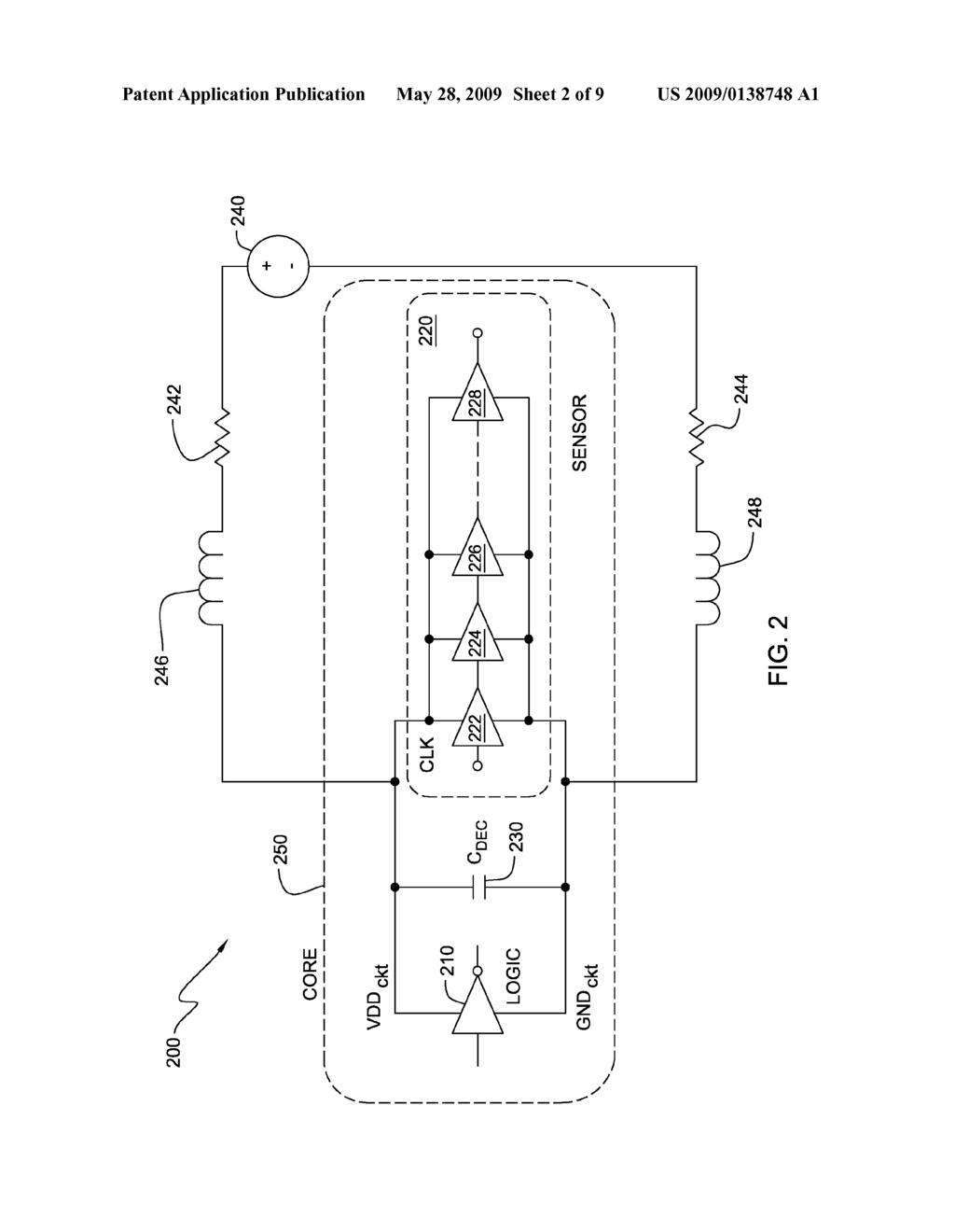 APPARATUS AND METHOD FOR MICRO PERFORMANCE TUNING OF A CLOCKED DIGITAL SYSTEM - diagram, schematic, and image 03