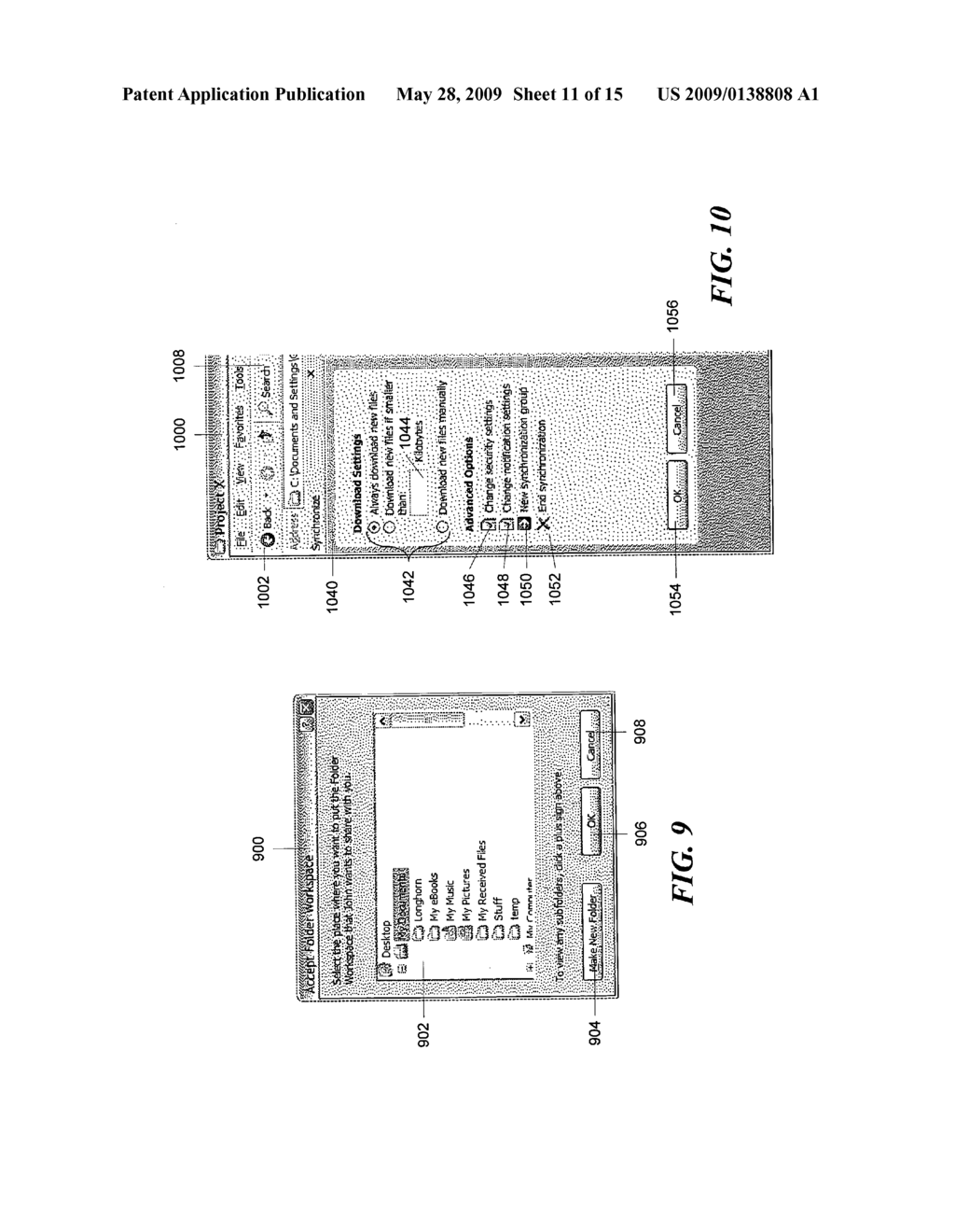 Method and apparatus for providing attributes of a collaboration system in an operating system folder-based file system - diagram, schematic, and image 12