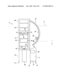 BOARDING BRIDGE, BOARDING BRIDGE SYSTEM, AND METHOD FOR MOUNTING THE BOARDING BRIDGE diagram and image