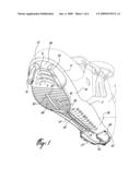 BICYCLE SHOE WITH VENTILATING SOLE diagram and image