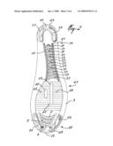 BICYCLE SHOE WITH VENTILATING SOLE diagram and image