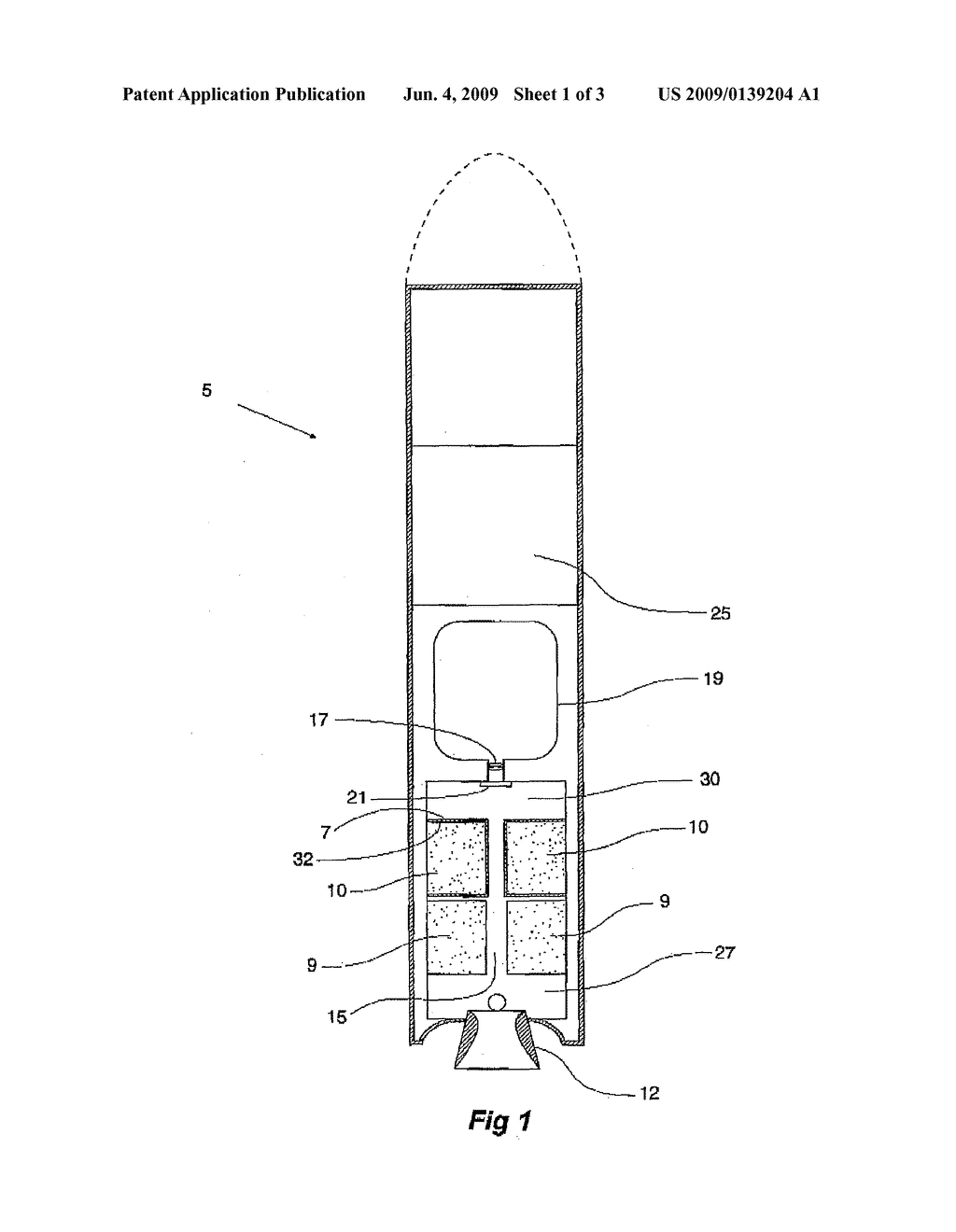 Hybrid Rocket System - diagram, schematic, and image 02