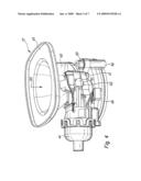 Exhaust Gas Turbocharger for An Internal Combustion Engine and Device for Switching An Air Guiding Device of An Exhaust Gas Turbocharger diagram and image