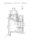 Exhaust Gas Turbocharger for An Internal Combustion Engine and Device for Switching An Air Guiding Device of An Exhaust Gas Turbocharger diagram and image