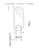 LOCKING DEVICE WITH PASSAGE diagram and image