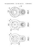 LOCKING DEVICE WITH PASSAGE diagram and image