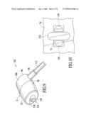 LOCKING DEVICE WITH PASSAGE diagram and image