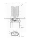 Simultaneous normal and radial liquid permeameter diagram and image