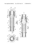 Catheter guiding flexible connector diagram and image