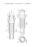 Catheter guiding flexible connector diagram and image