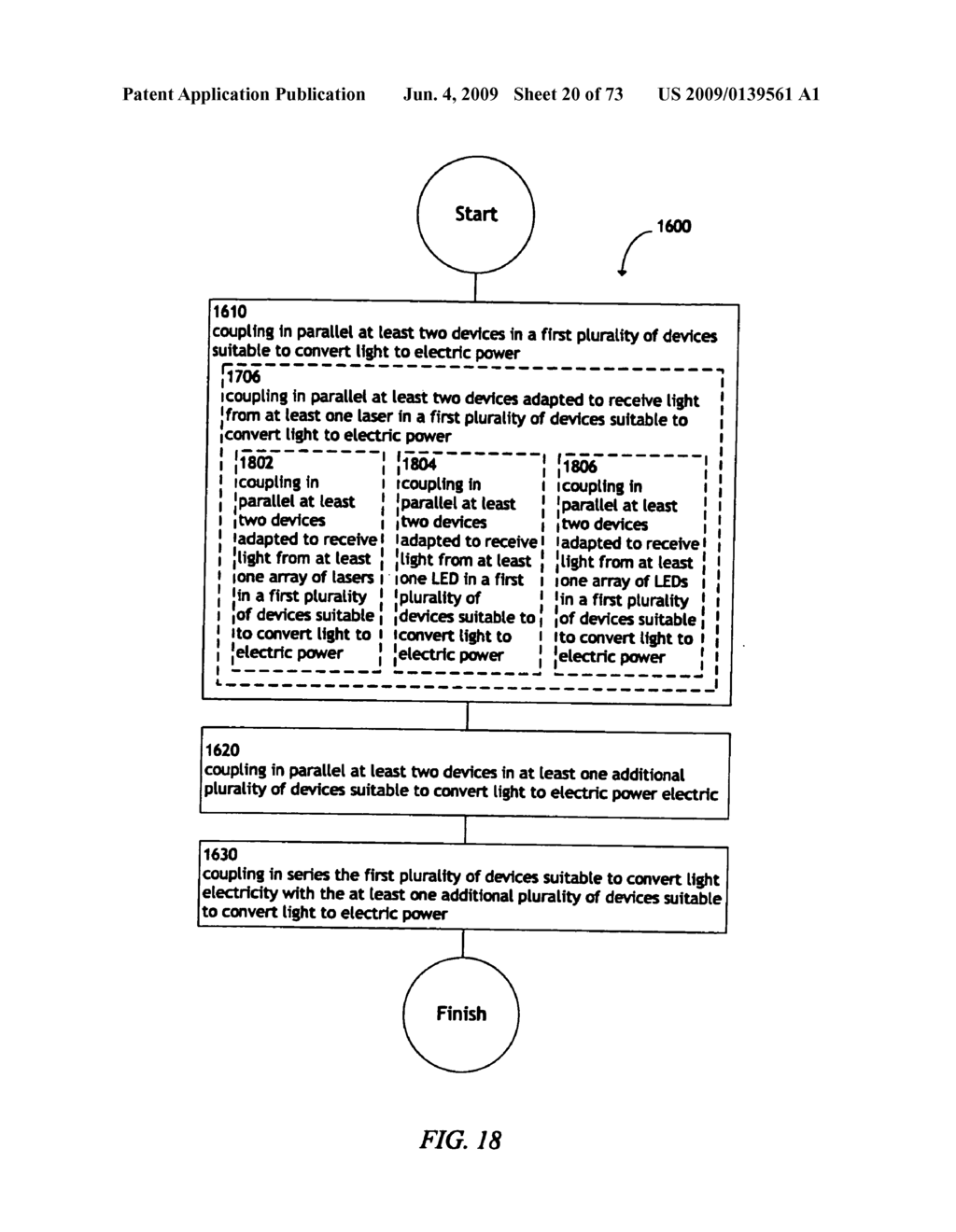 Method and system for converting light to electric power - diagram, schematic, and image 21