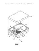 Adhesive seal peeling device for a hard disk drive diagram and image