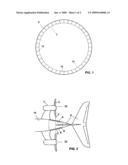 Impact resistant aircraft fuselage diagram and image