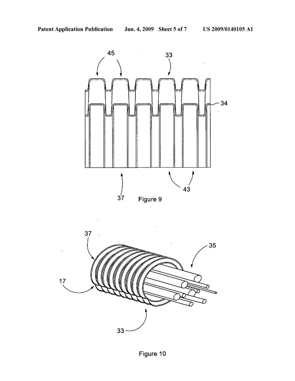 Ringed Tubular Sheath and Device for Making Such a Sheath - diagram, schematic, and image 06