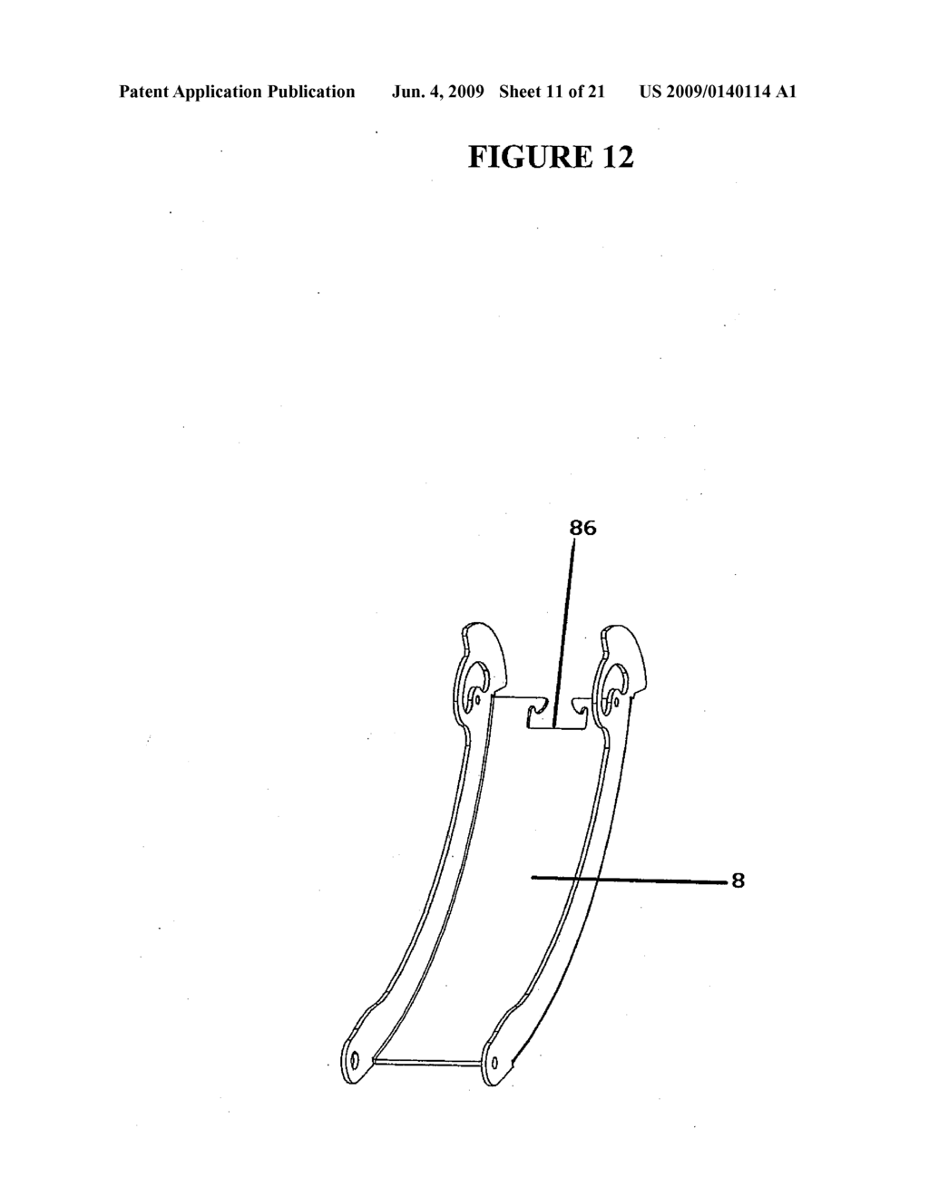 ARTICULATING SUPPORT MECHANISM WITH PIVOTAL BRAKE SHOE - diagram, schematic, and image 12