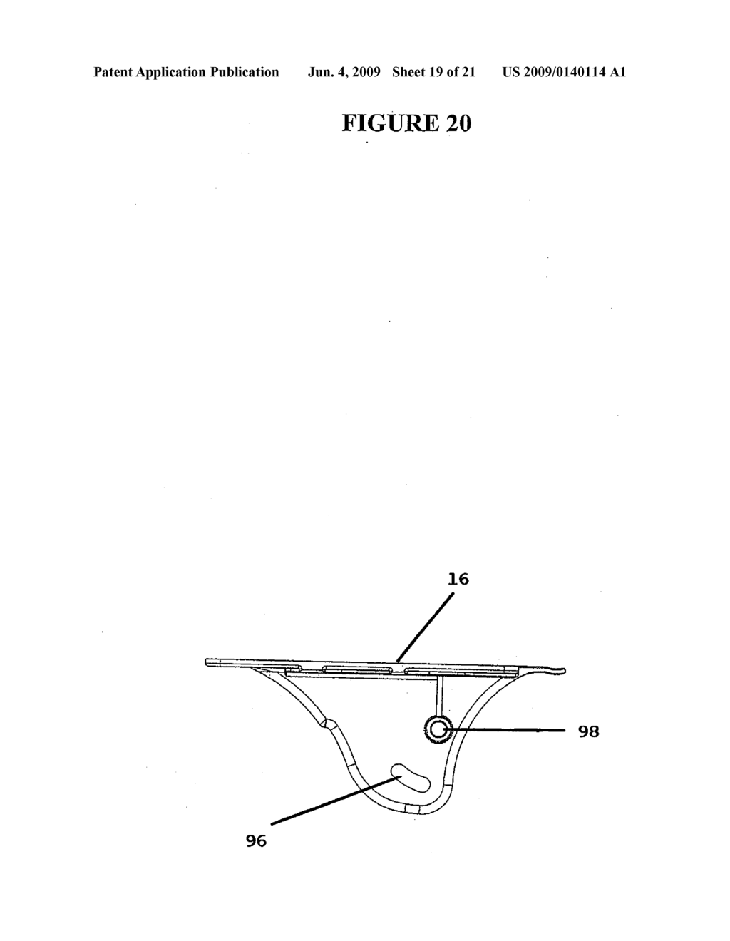 ARTICULATING SUPPORT MECHANISM WITH PIVOTAL BRAKE SHOE - diagram, schematic, and image 20