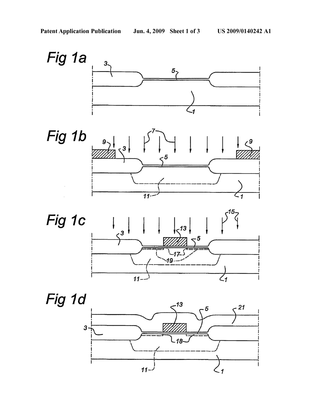 SEMICONDUCTOR SUBSTRATE WITH SOLID PHASE EPITAXIAL REGROWTH WITH REDUCED JUNCTION LEAKAGE AND METHOD OF PRODUCING SAME - diagram, schematic, and image 02