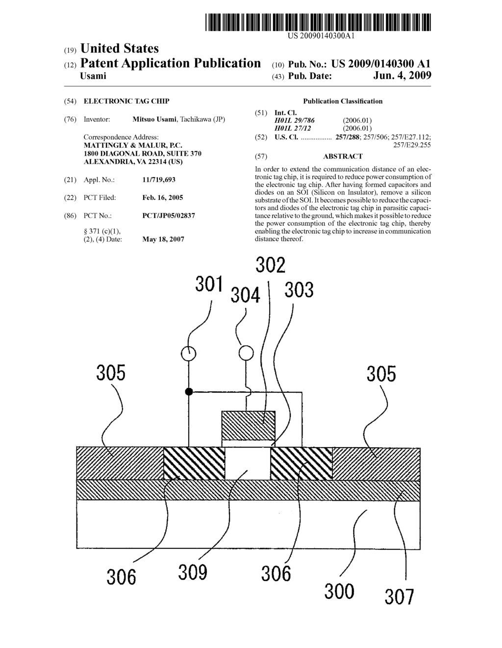 ELECTRONIC TAG CHIP - diagram, schematic, and image 01