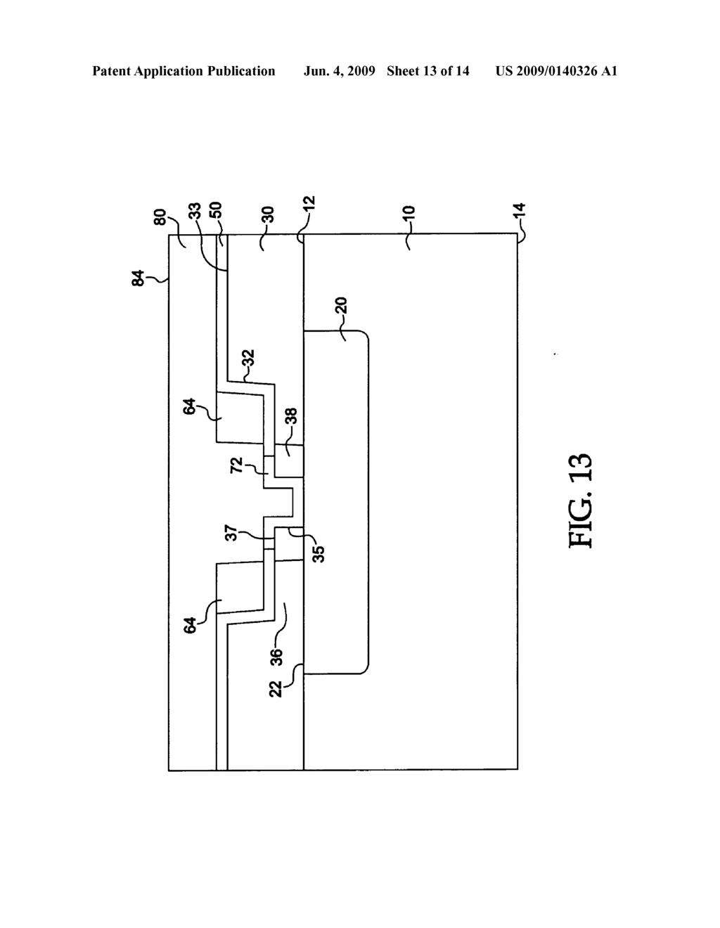 SHORT GATE HIGH POWER MOSFET AND METHOD OF MANUFACTURE - diagram, schematic, and image 14