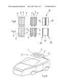 OPENING ROOF HATCH FOR A COLLAPSIBLE CAR ROOF diagram and image