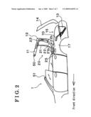 Roof opening/closing apparatus diagram and image