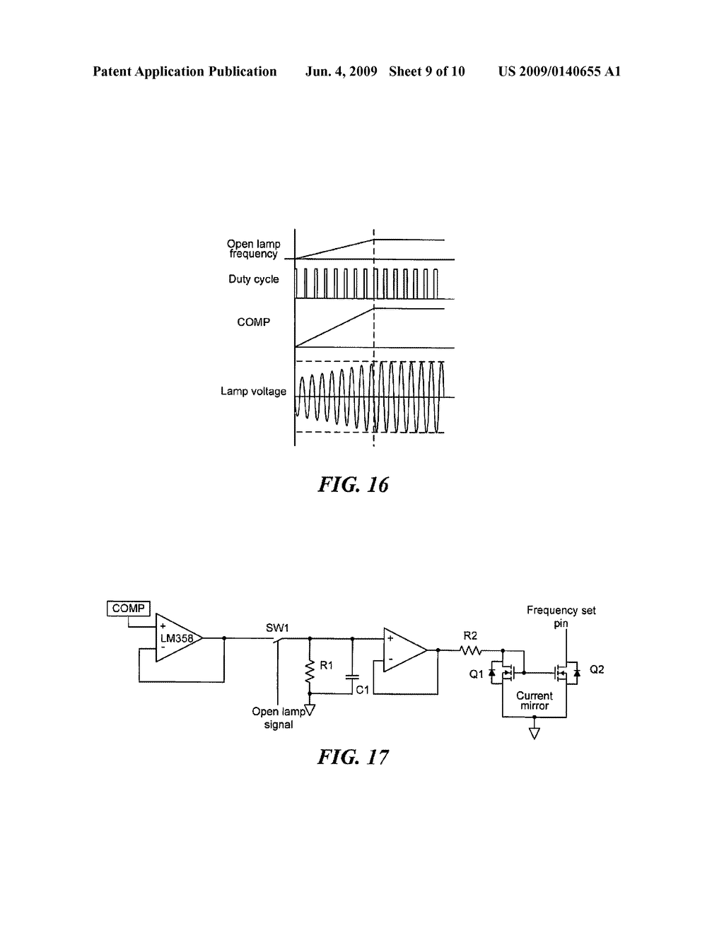 SIMPLE PROTECTION CIRCUIT AND ADAPTIVE FREQUENCY SWEEPING METHOD FOR CCFL INVERTER - diagram, schematic, and image 10