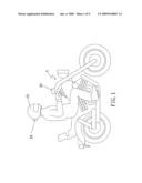 Turning indication system for two-wheeled vehicle diagram and image