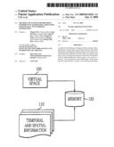 METHOD AND SYSTEM FOR PROVIDING EXPERIENTIAL KNOWLEDGE ASSOCIATED WITH SPATIAL AND TEMPORAL INFORMATION diagram and image