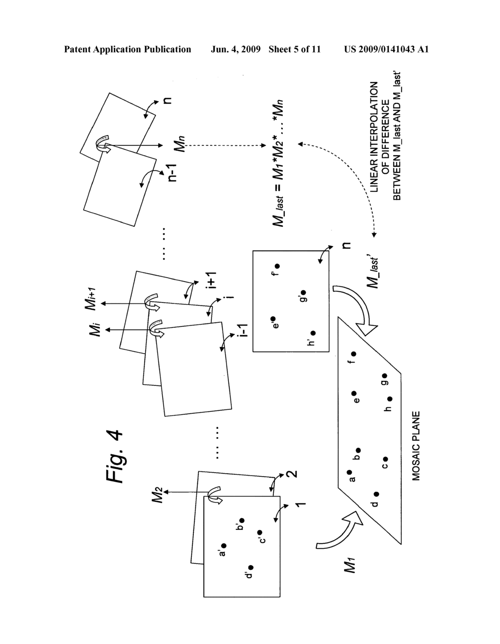 Image mosaicing apparatus for mitigating curling effect - diagram, schematic, and image 06