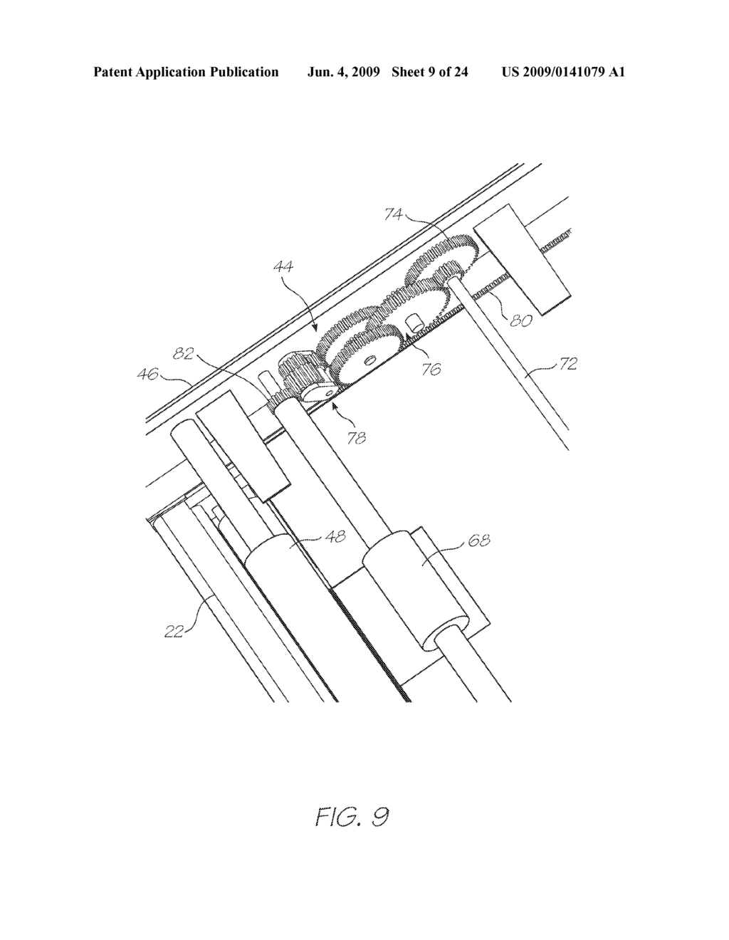 Pagewidth Inkjet Printer For Printing Cartridge-Fed Sheets - diagram, schematic, and image 10