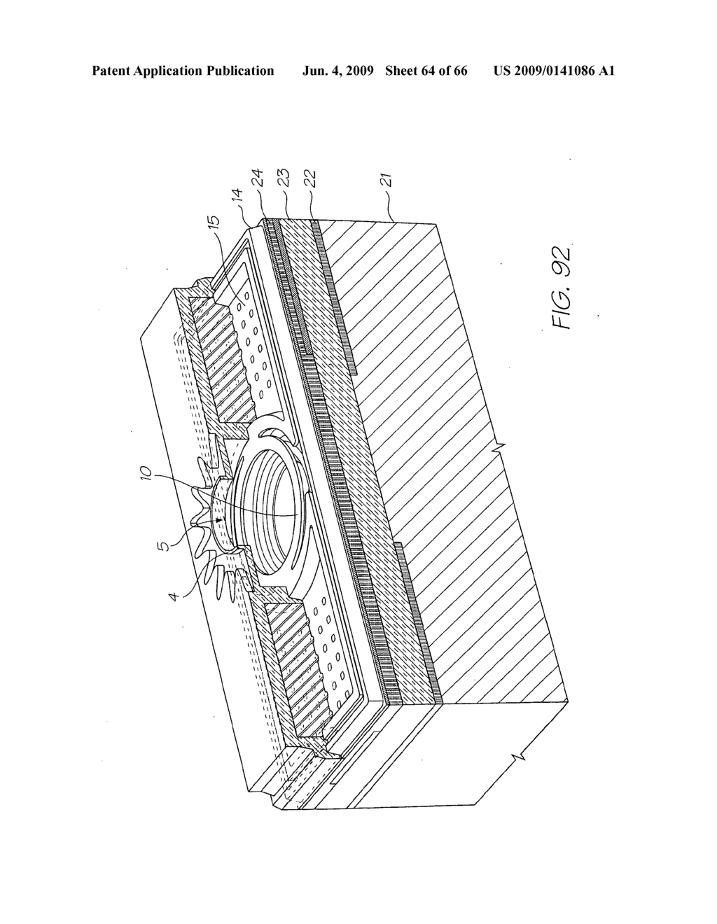 Inkjet Printhead Unit Cell With Heater Element - diagram, schematic, and image 65